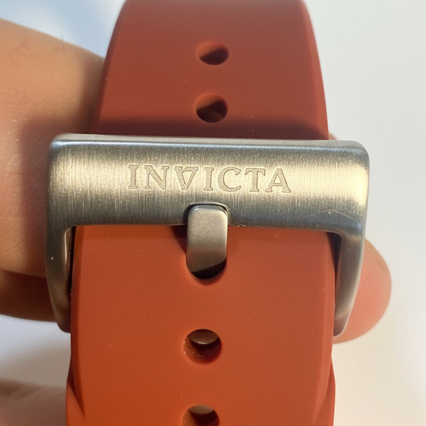 69879 Invicta S1 Rally Mens Watch 44mm Red Dial Stainless Steel Silicone Strap