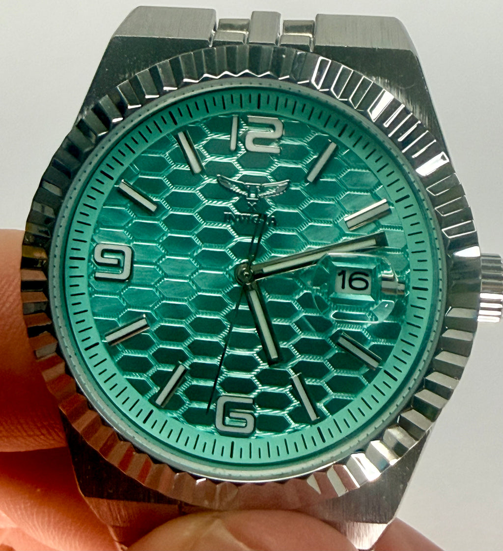 69859 Invicta Specialty Stainless Steel Light Blue Dial 40mm Case