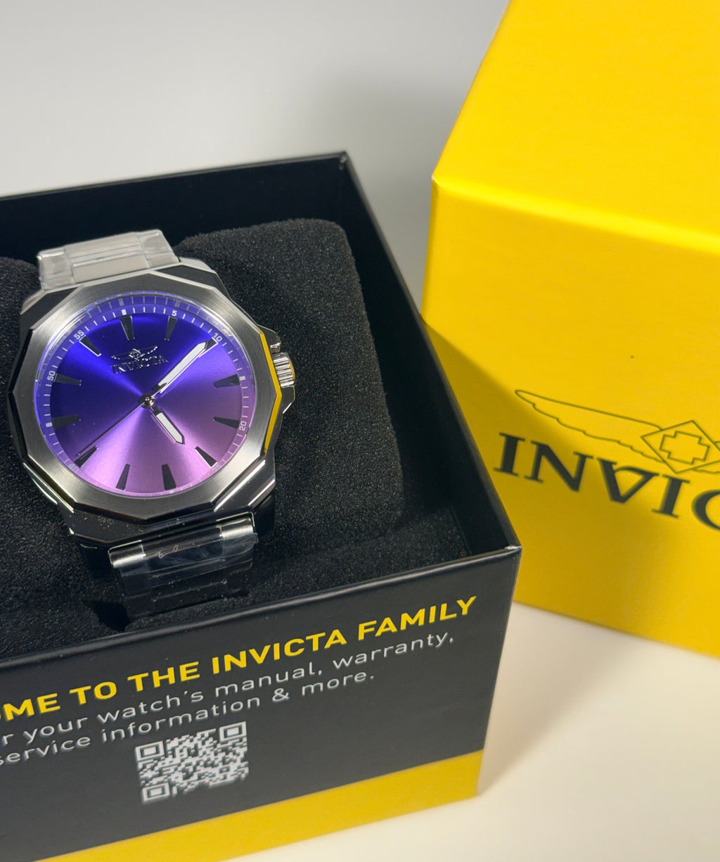 50981 Invicta Men's Speedway Dominus 42mm Stainless Steel Iridescent Dial Watch in display