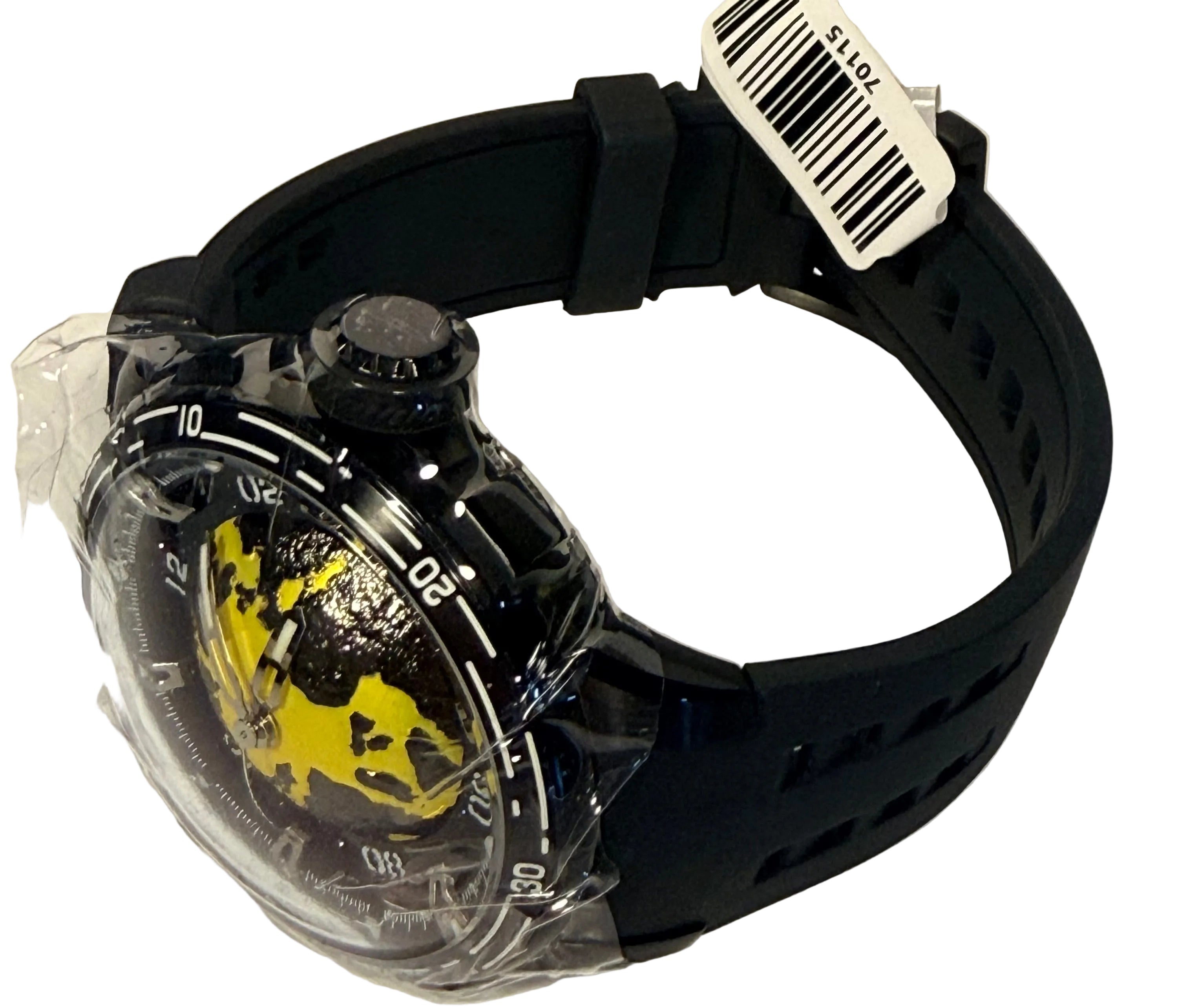 Invicta Objet D Art Aphelior Automatic Men's Watch - 40.2mm. Black with Interchangeable Strap (70115) lying on a flat surface