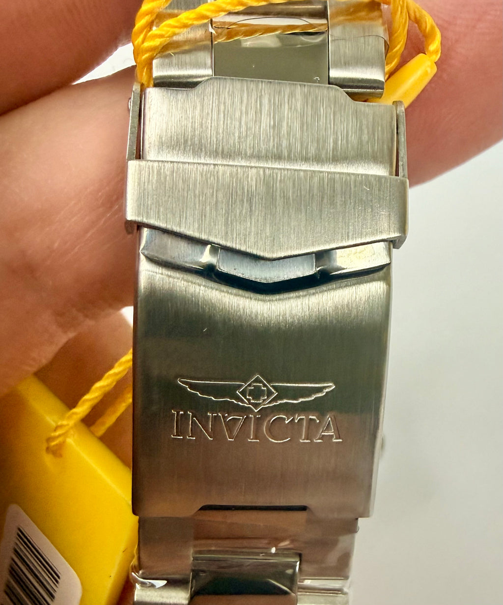 69479 Invicta Specialty Rowan Black Dial Stainless Steel 40mm Watch 30m WR
