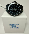 69447 44mm Subaqua Noma Stainless Steel Case Black Dial Silicone Strap Watch 