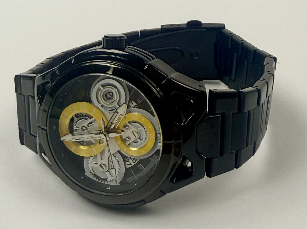 Invicta 79009 S1 Rally Syncor 44mm Black Dial Stainless Steel Silicone Watch