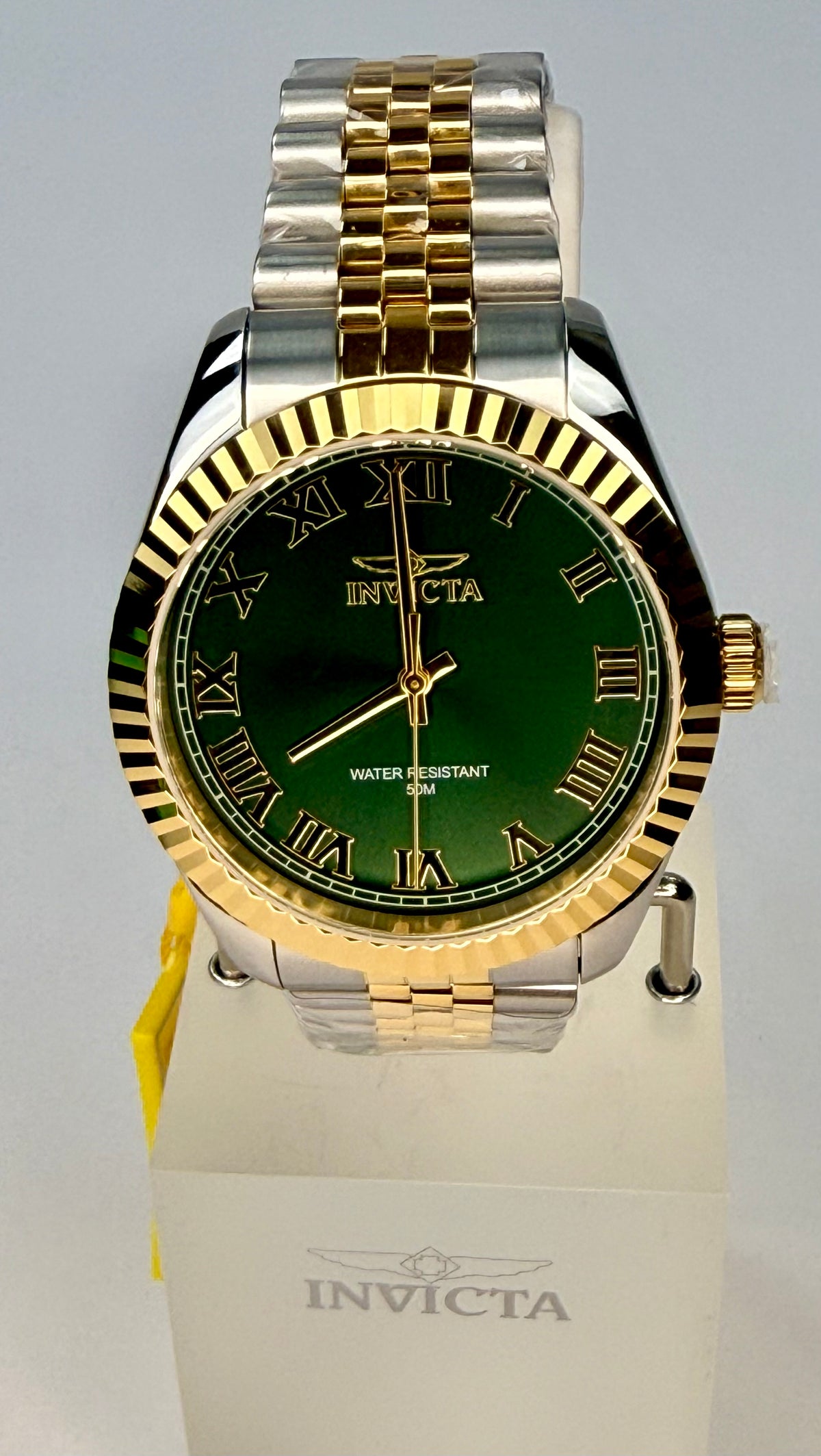 47403 Invicta Specialty Windsor Mens Watch 43mm Two Tone Steel Green Dial