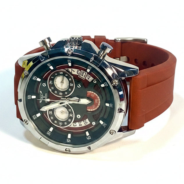 69879 Invicta S1 Rally Mens Watch 44mm Red Dial Stainless Steel Silicone Strap