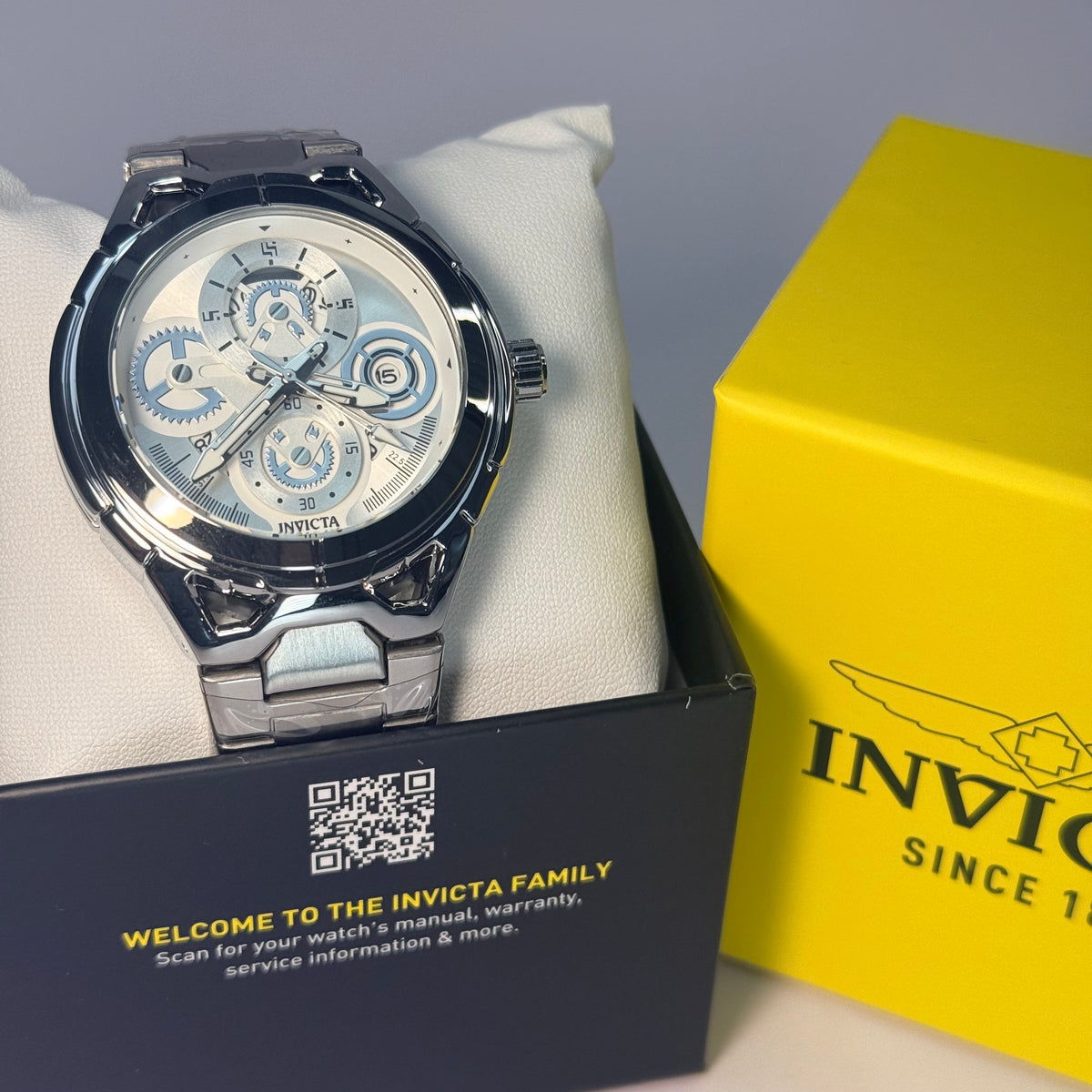 Invicta S1 Rally Syncor Men's Watch - 44mm, Silver (79011)