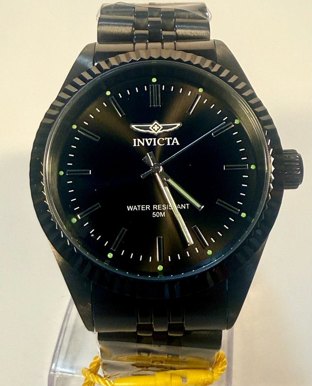 Invicta Specialty Serrate Men's Watch - 43mm, Black (79018) on pedestal