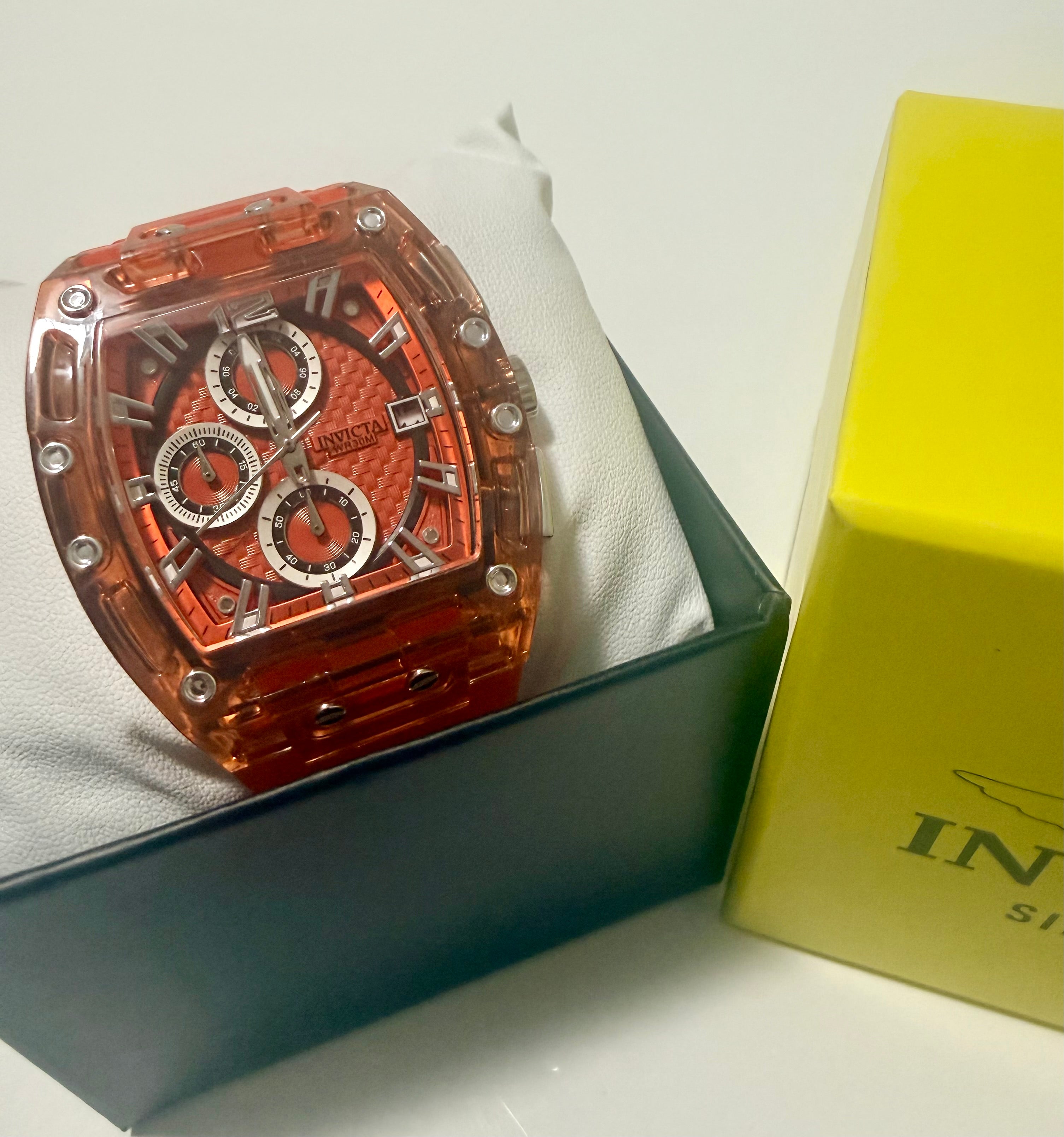 Invicta S1 Rally Men's Watch - 42mm, Red (70142) in display box
