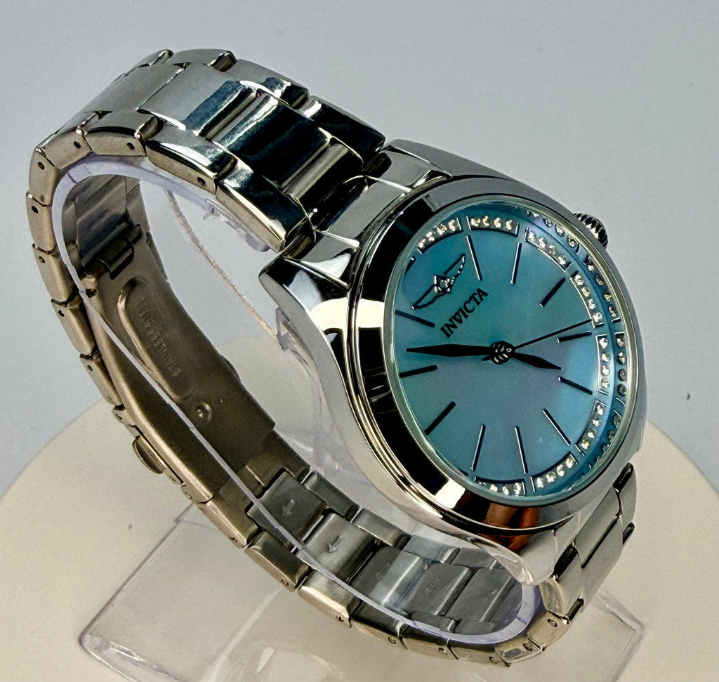 70416 Celestial Womens Watch 33mm Ice Blue Dial Stainless Steel Bracelet