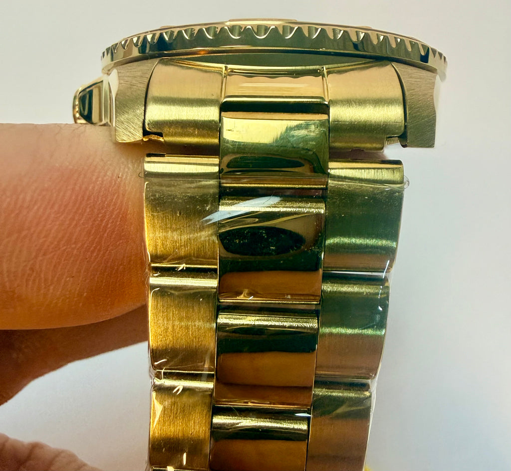 29947 Invicta Men's Pro Diver 43mm Gold Dial Stainless Steel Watch 200 m WR