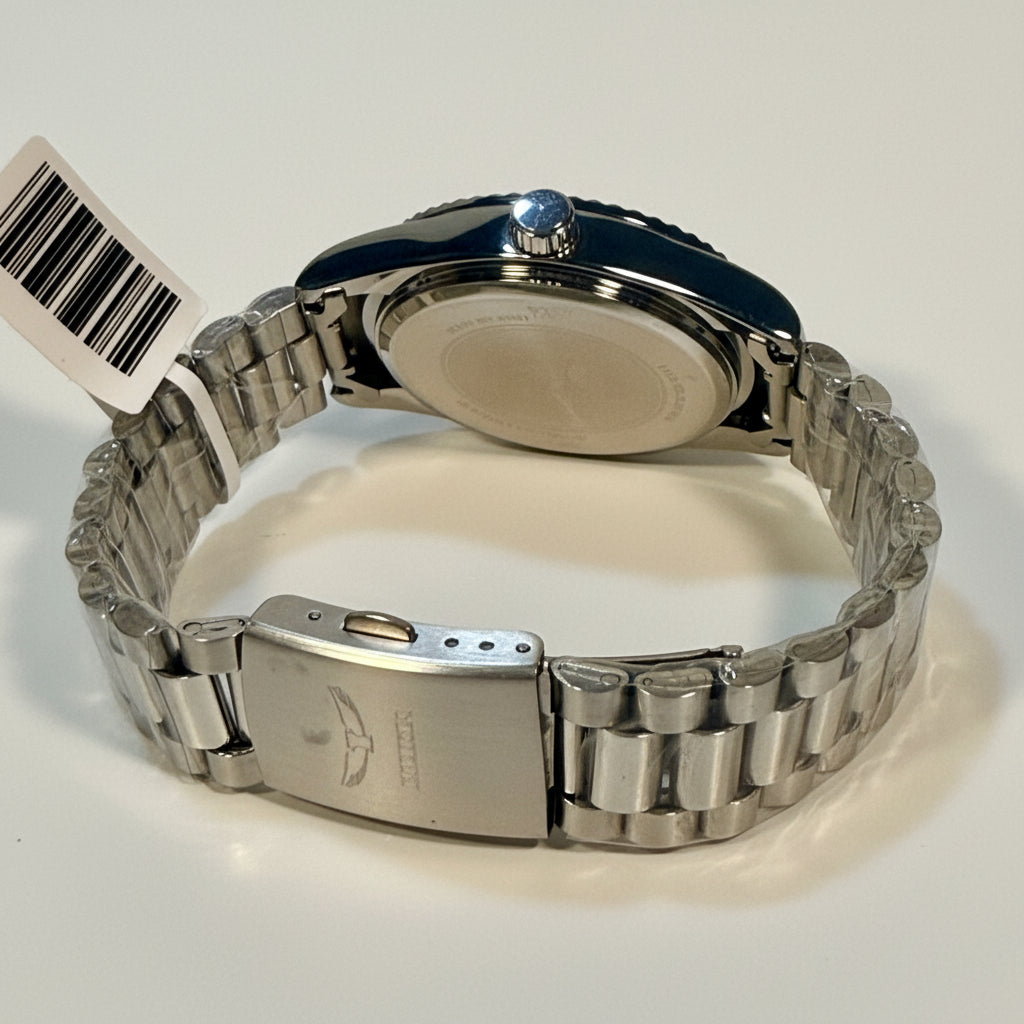 69015 Invicta Mens Specialty Stainless Steel 40mm Blue Dial 30m Bracelet Watch rear