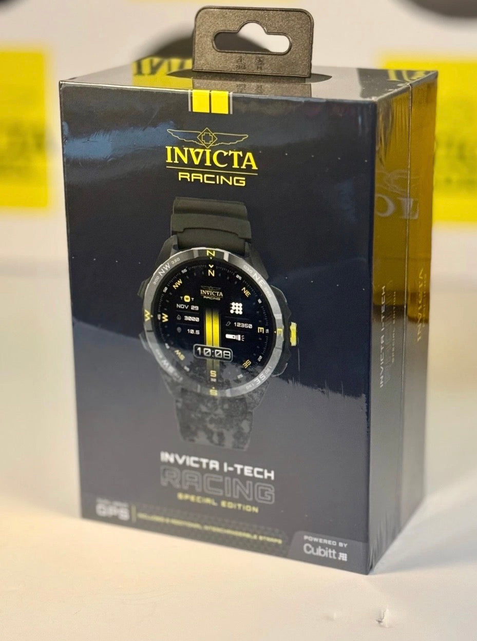 Invicta ITECH-011 Racing Special Edition Smart watch Black 54mm Silicone Watch