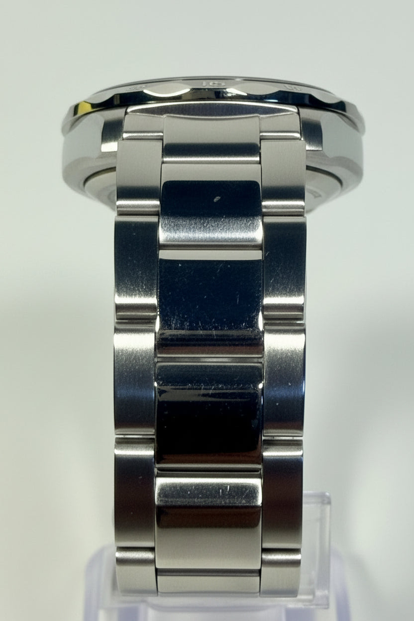 8933 Mens Pro Diver 38mm Silver Dial Pepsi Bezel 200M SS Bracelet IM-Q-019