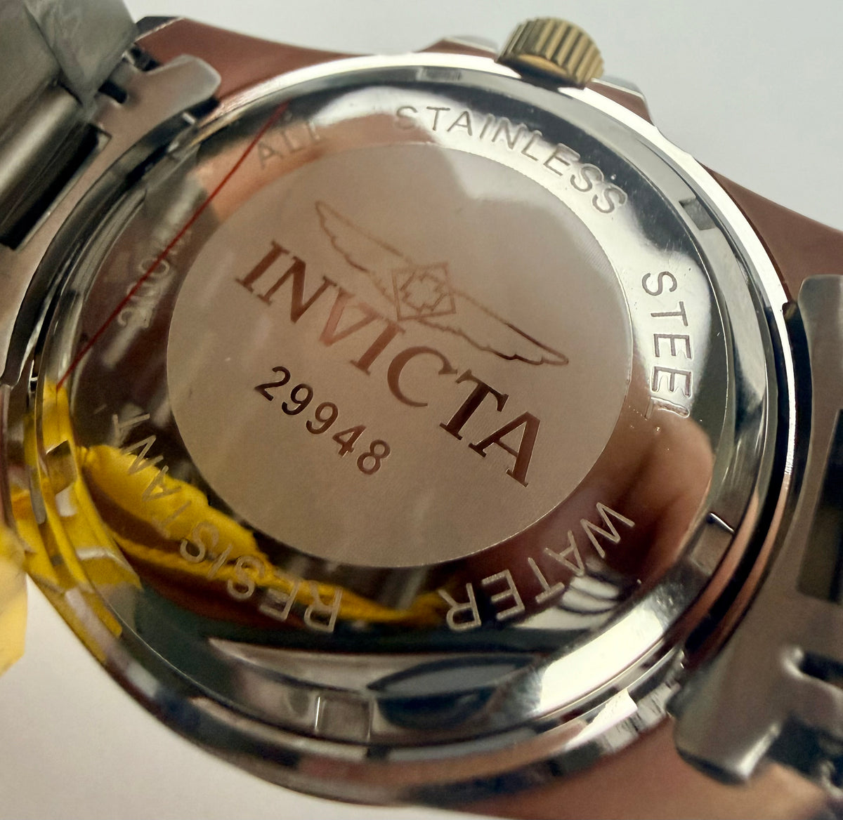 29948 Invicta Mens Pro Diver Abbysor Two Tone Black Dial Steel 43mm Watch