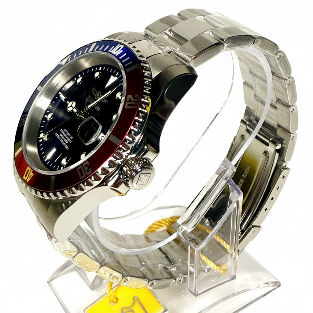 Invicta Men’s Pro Diver Bathyos Automatic Watch - 43mm, Steel Pepsi (5053OBXL)