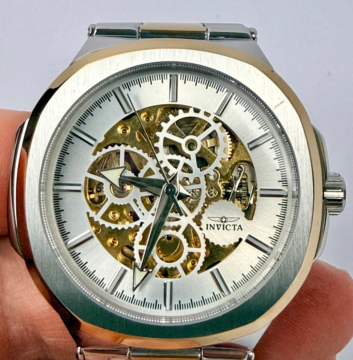 70003 Invicta Objet D Art Cadrivex Automatic Mens Skeleton Dial Watch 44mm
