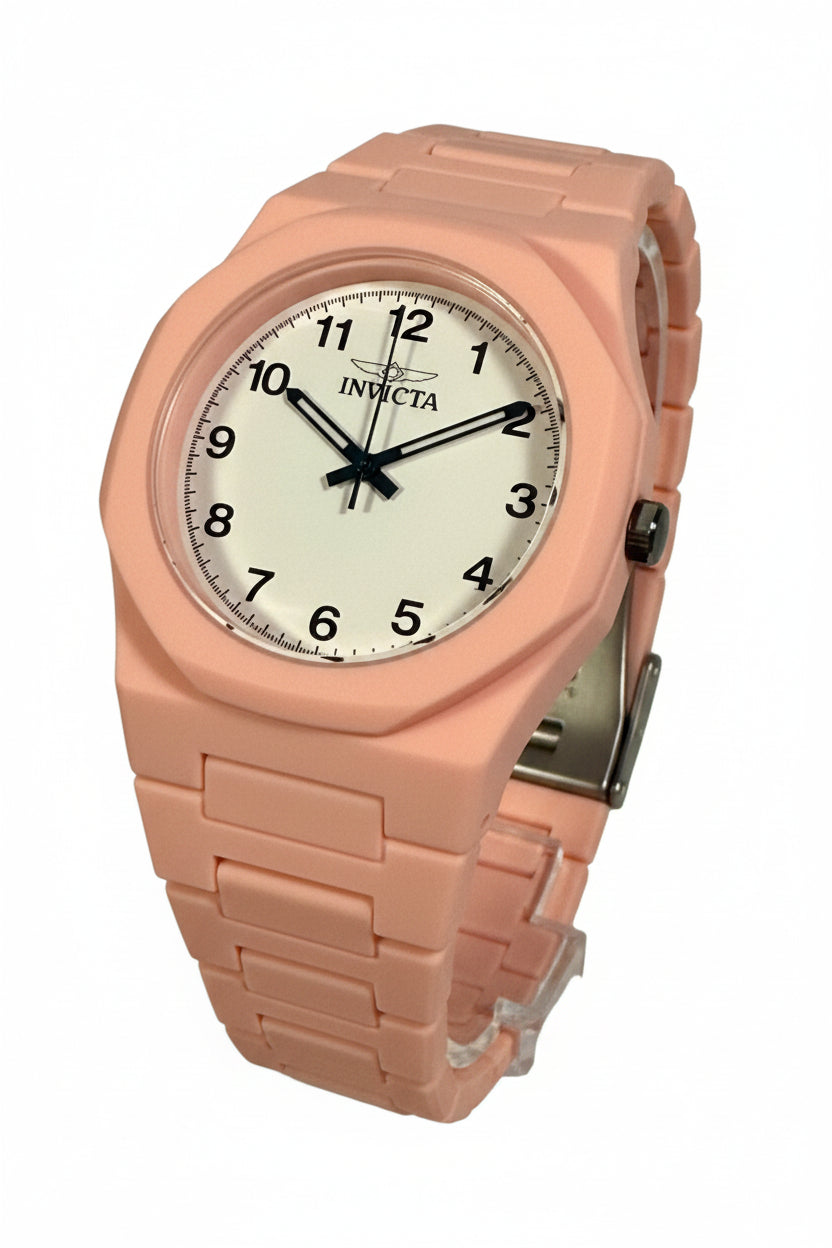 70389 Invicta Celestial Sintix Pink Lady Unisex 40mm White Face Watch
