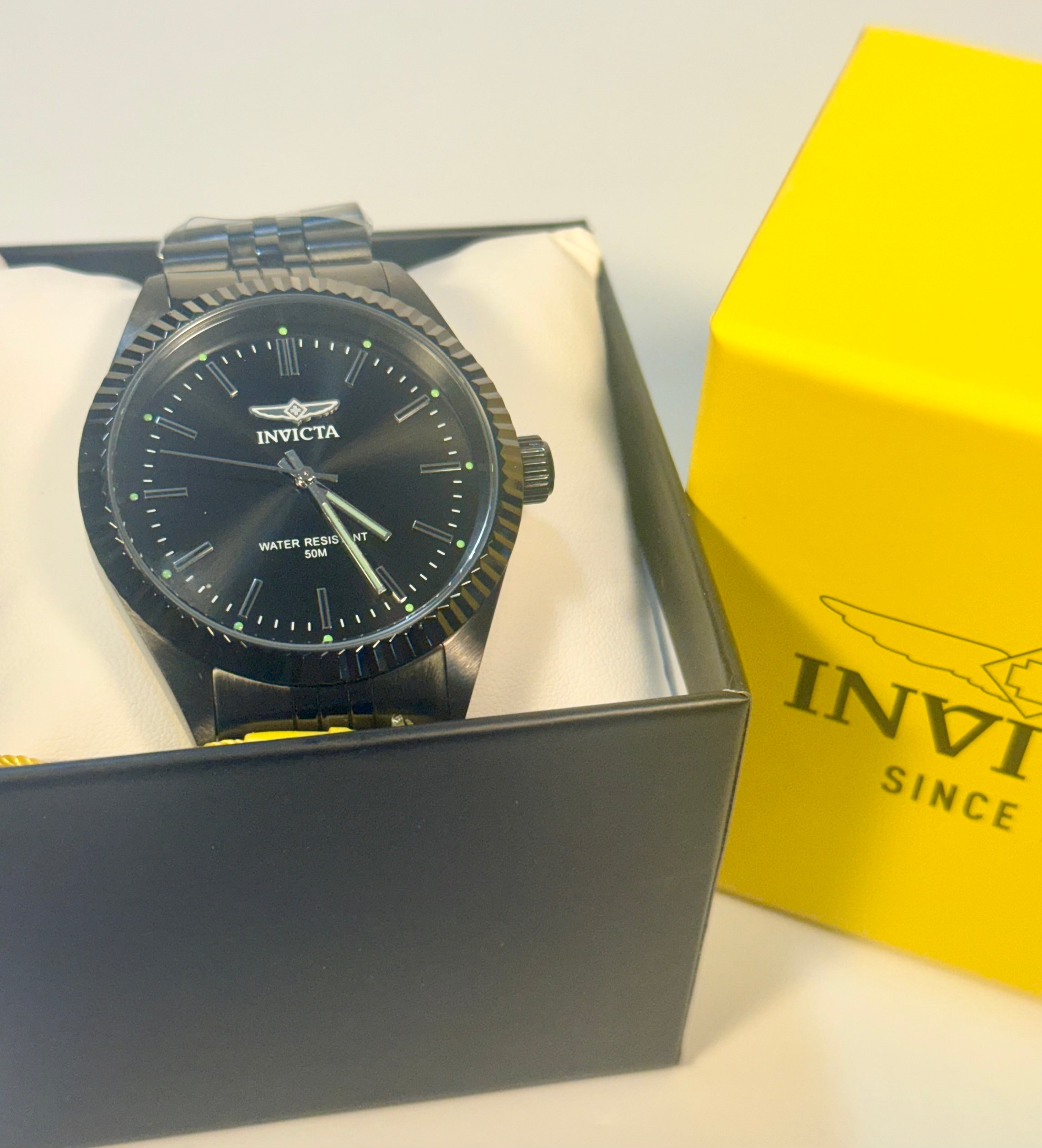 Invicta Specialty Serrate Men's Watch - 43mm, Black (79018) in box