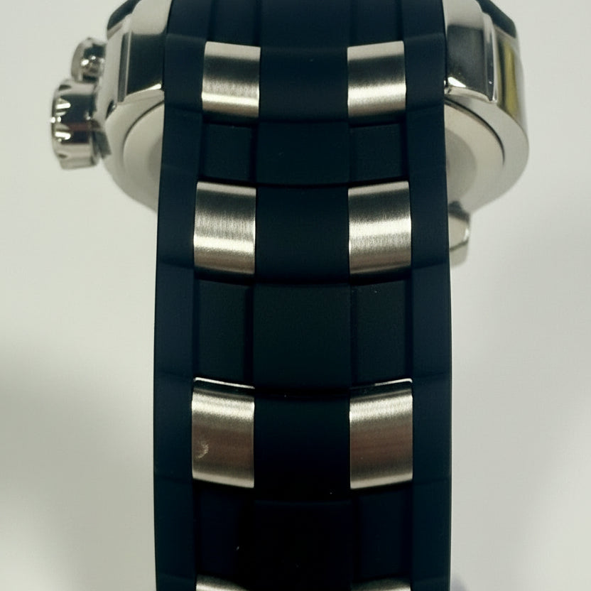 6977 Invicta Mens Pro Diver Scuba Black Dial Stainless Steel Poly Strap Watch band