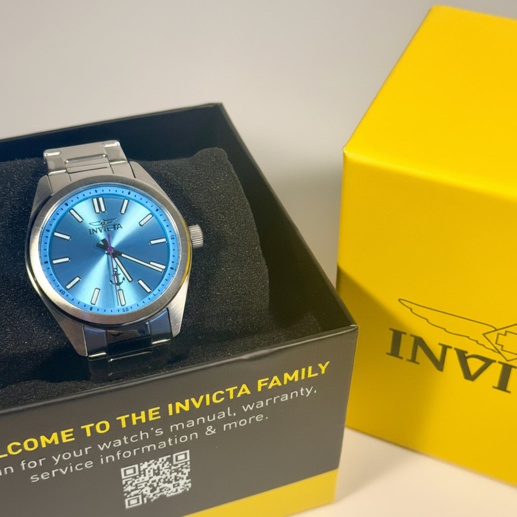49989 Invicta Ocean Voyage Mens Watch 41mm Stainless Steel Blue Dial Bracelet