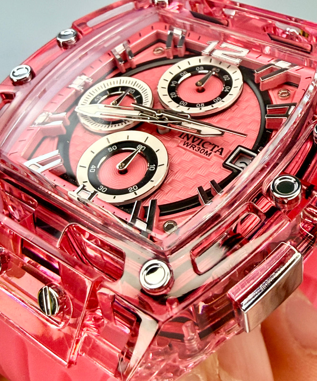 70797 Invicta S1 Rally ApexTwelve "Triple Pink" Dial-Case-Band 42mm Watch