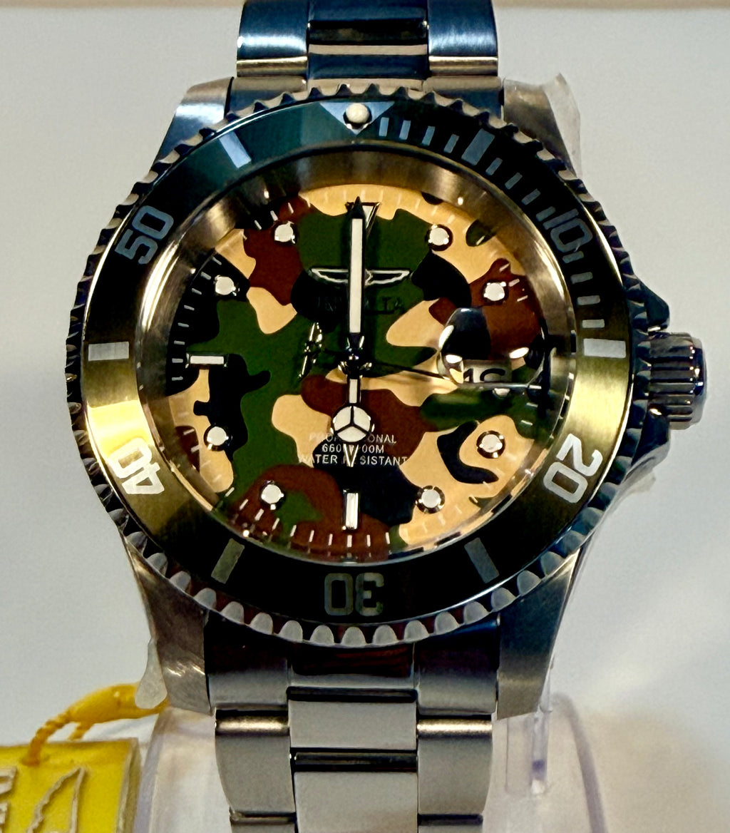 48567 48569 48570 Mens Pro Diver Camo Bundle CAMOFLAUGE 3 Watch Set 3 Dial Color face
