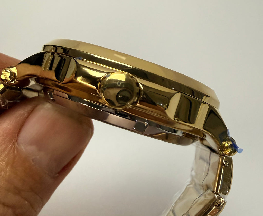 70004 Objet D Art Automatic Gold Tone Steel Skeleton Dial 43.5mm