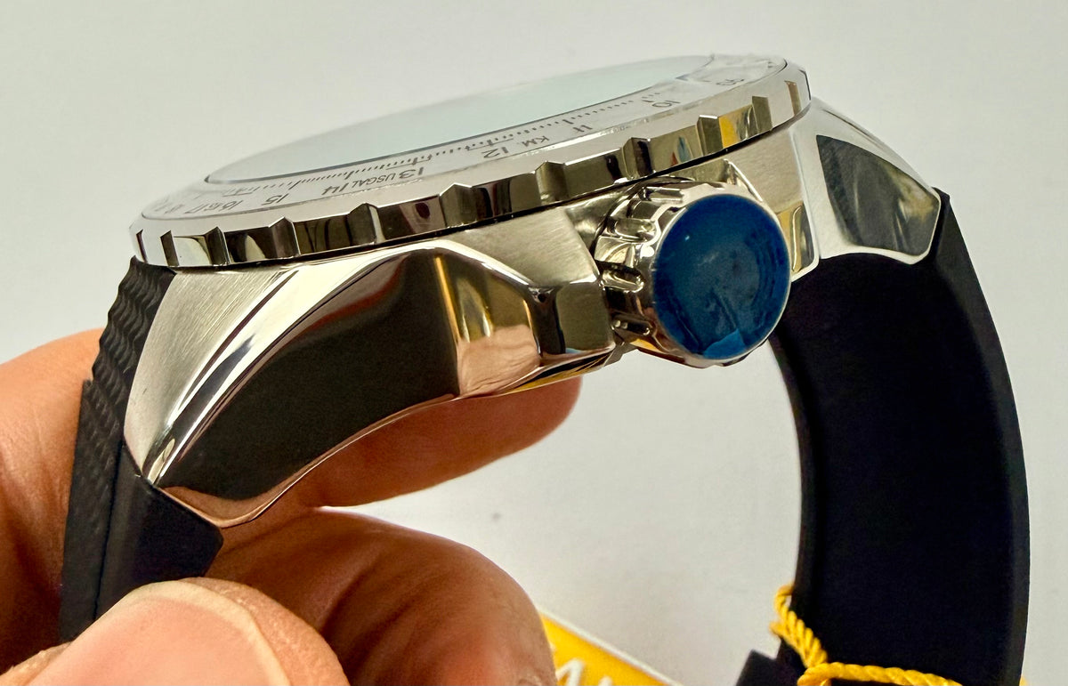 50963 Invicta Aviator Skyshock Mens Blue Dial  Watch 50mm in Special Case 100m WR