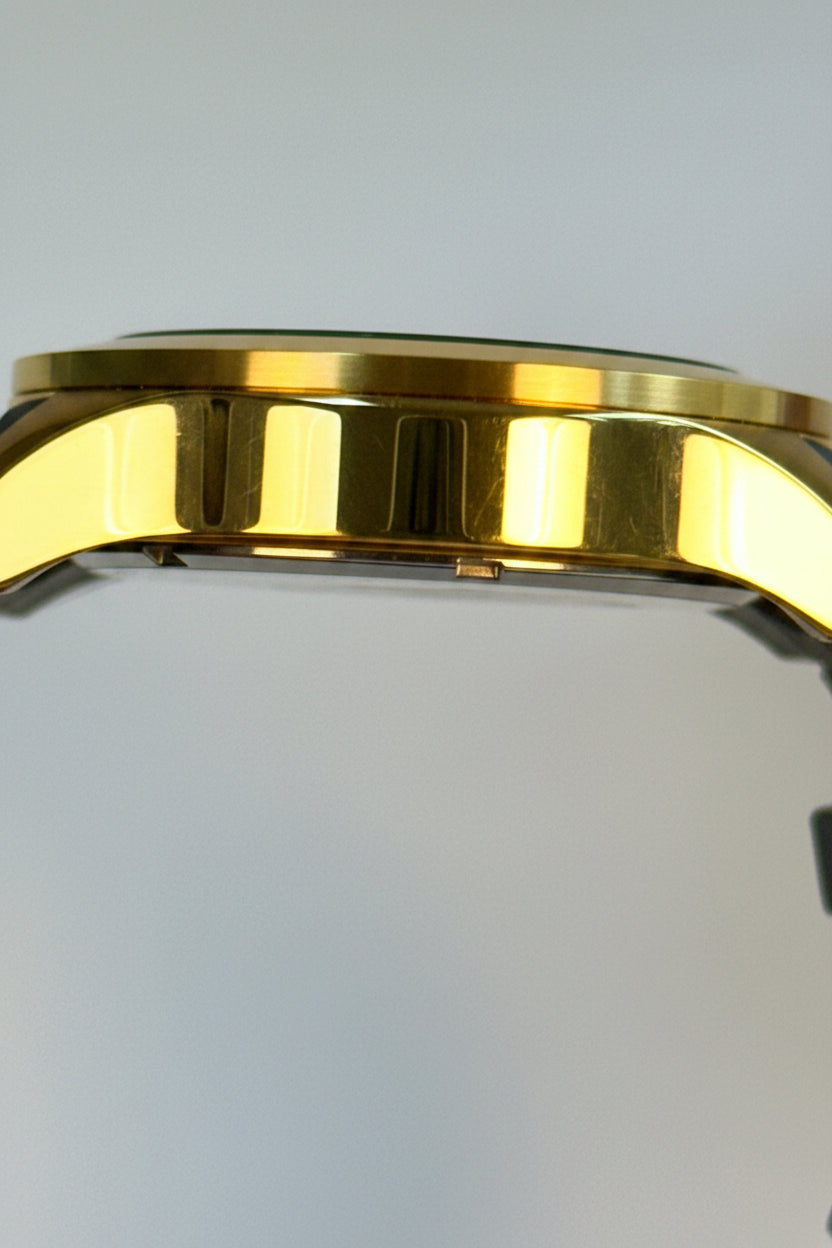 Close-up of a Invicta Mens Pro Diver Impact watch band and case on a white background