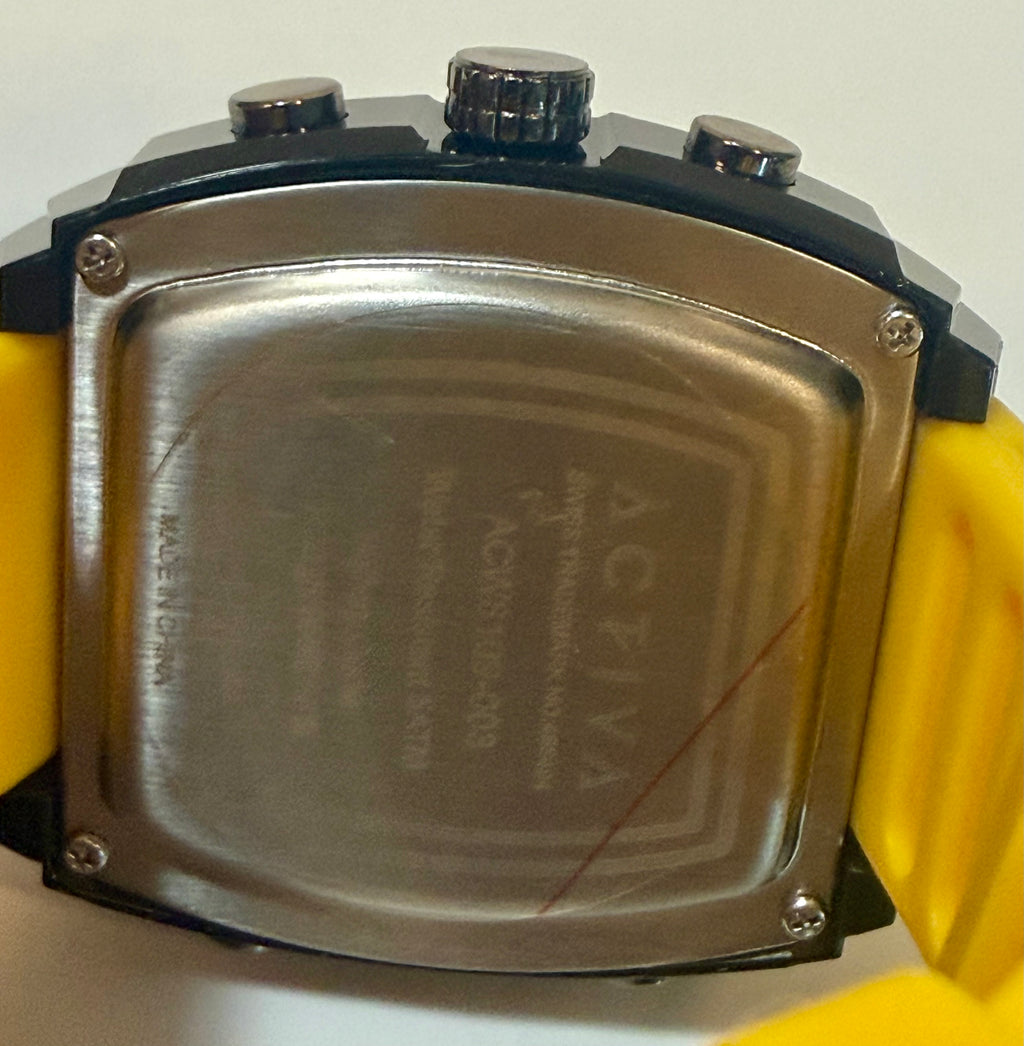 ACTIVA BY INVICTA ACW8109-003 QUARTZ BLACK DIAL ACCENTS CHRONO STYLE MEN'S WATCH