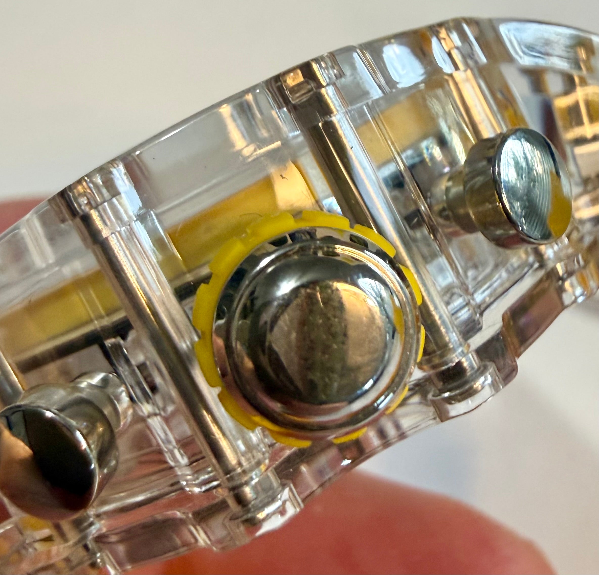 Close-up of a Invicta Racing Vaulthan 44mm