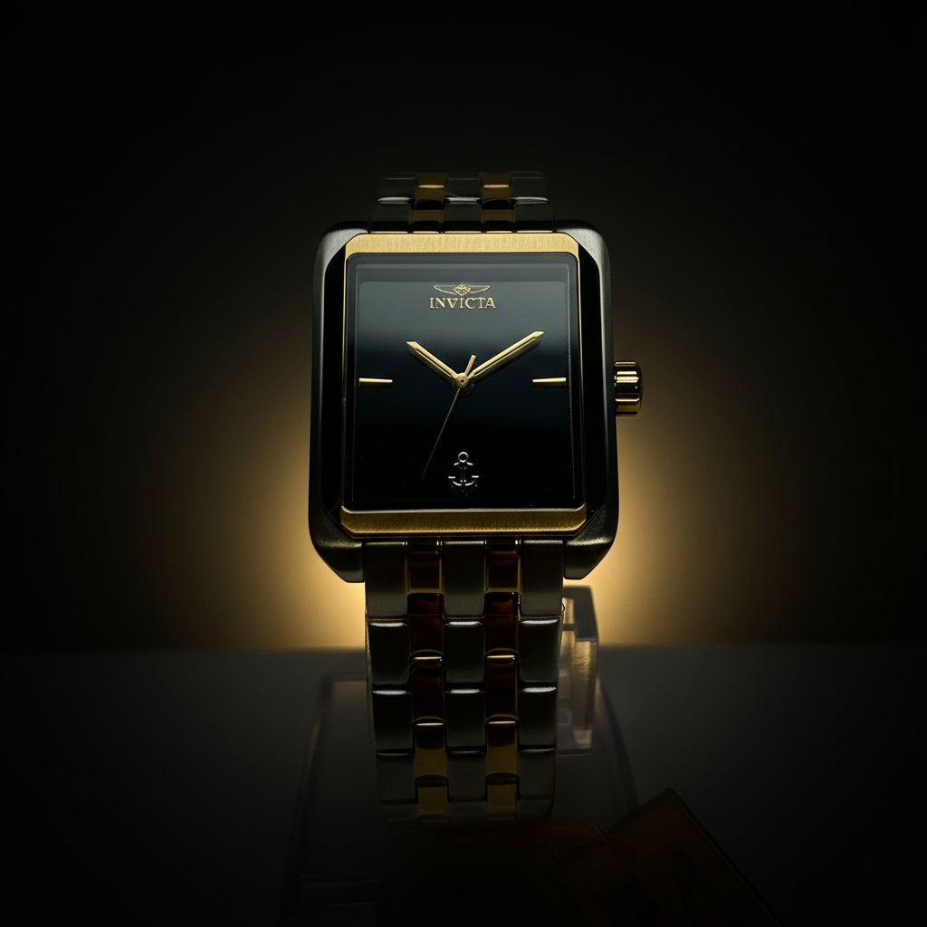Invicta Women's Watch - 26mm, Gold, Steel (49979) on pedestal