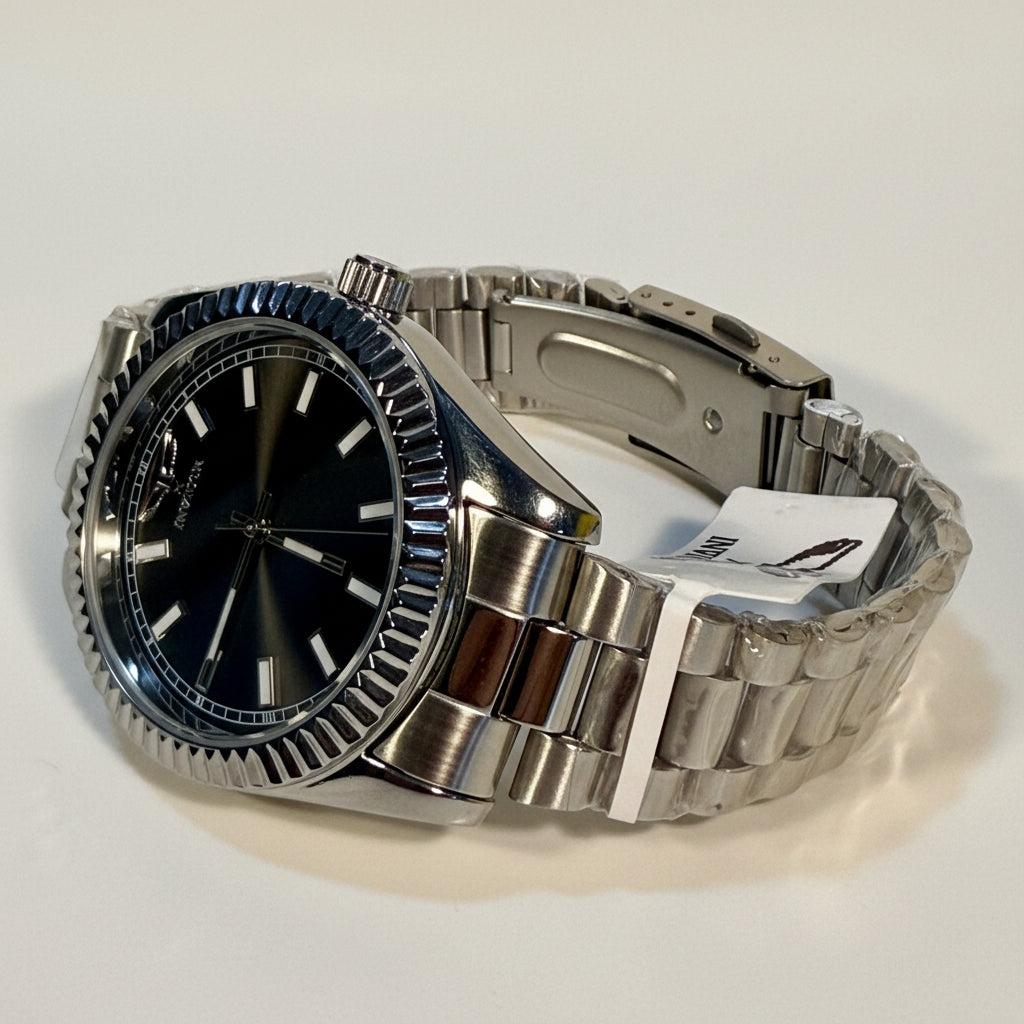 69014 Invicta Specialty Mens 40mm Stainless Steel Black Sunray Dial Watch