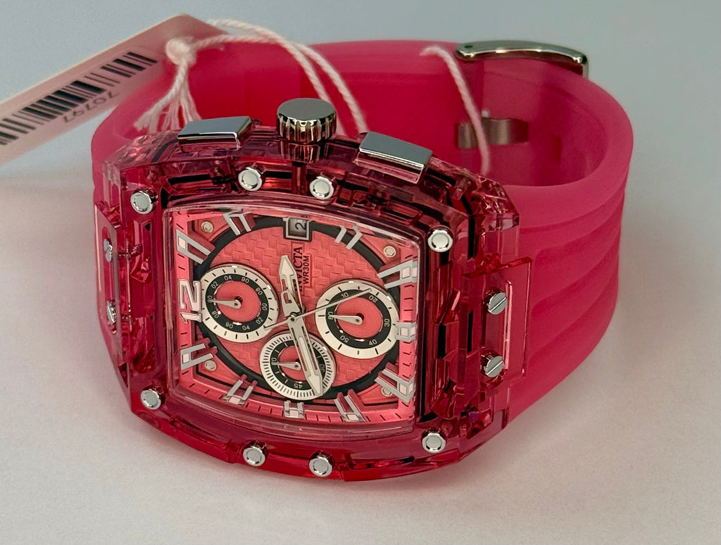 70797 Invicta S1 Rally ApexTwelve "Triple Pink" Dial-Case-Band 42mm Watch