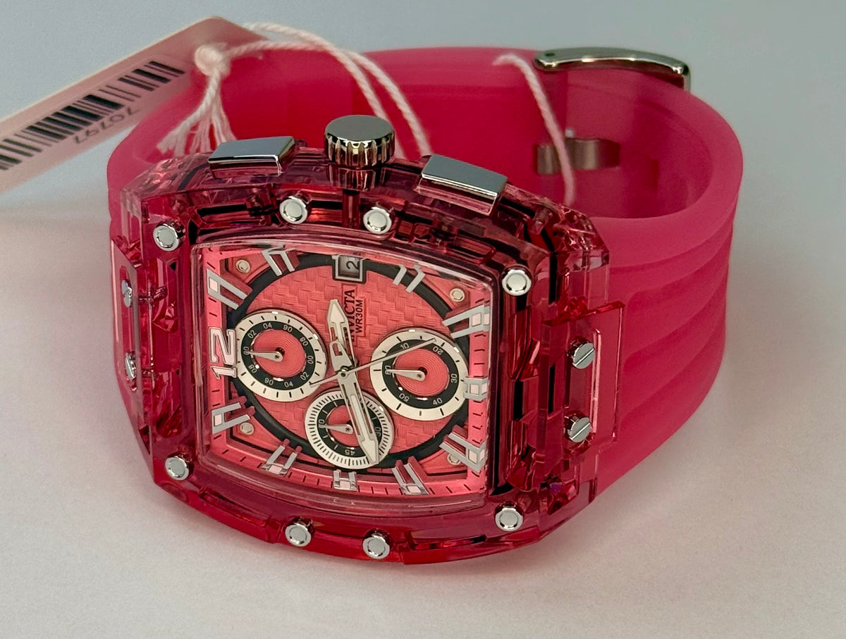 70797 Invicta S1 Rally ApexTwelve "Triple Pink" Dial-Case-Band 42mm Watch