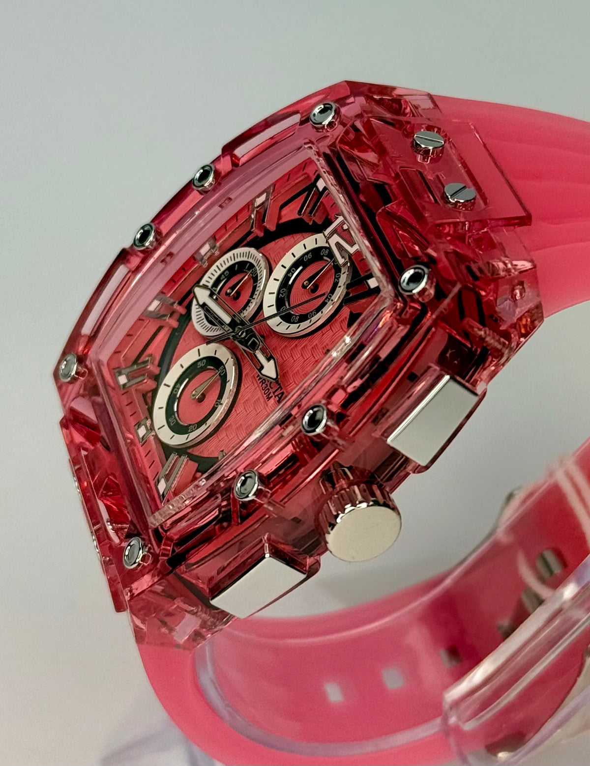 70797 Invicta S1 Rally ApexTwelve "Triple Pink" Dial-Case-Band 42mm Watch