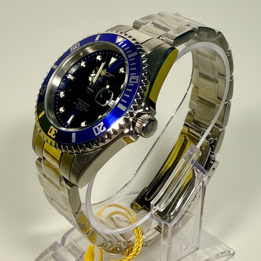 9204OB Invicta Mens Pro Diver Coin-Edge 37.5mm Stainless Steel Blue Dial Watch