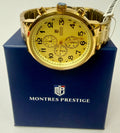 MPW-0318 Montres Prestige Men's Watch 43.5mm Gold Chronograph Stainless Steel