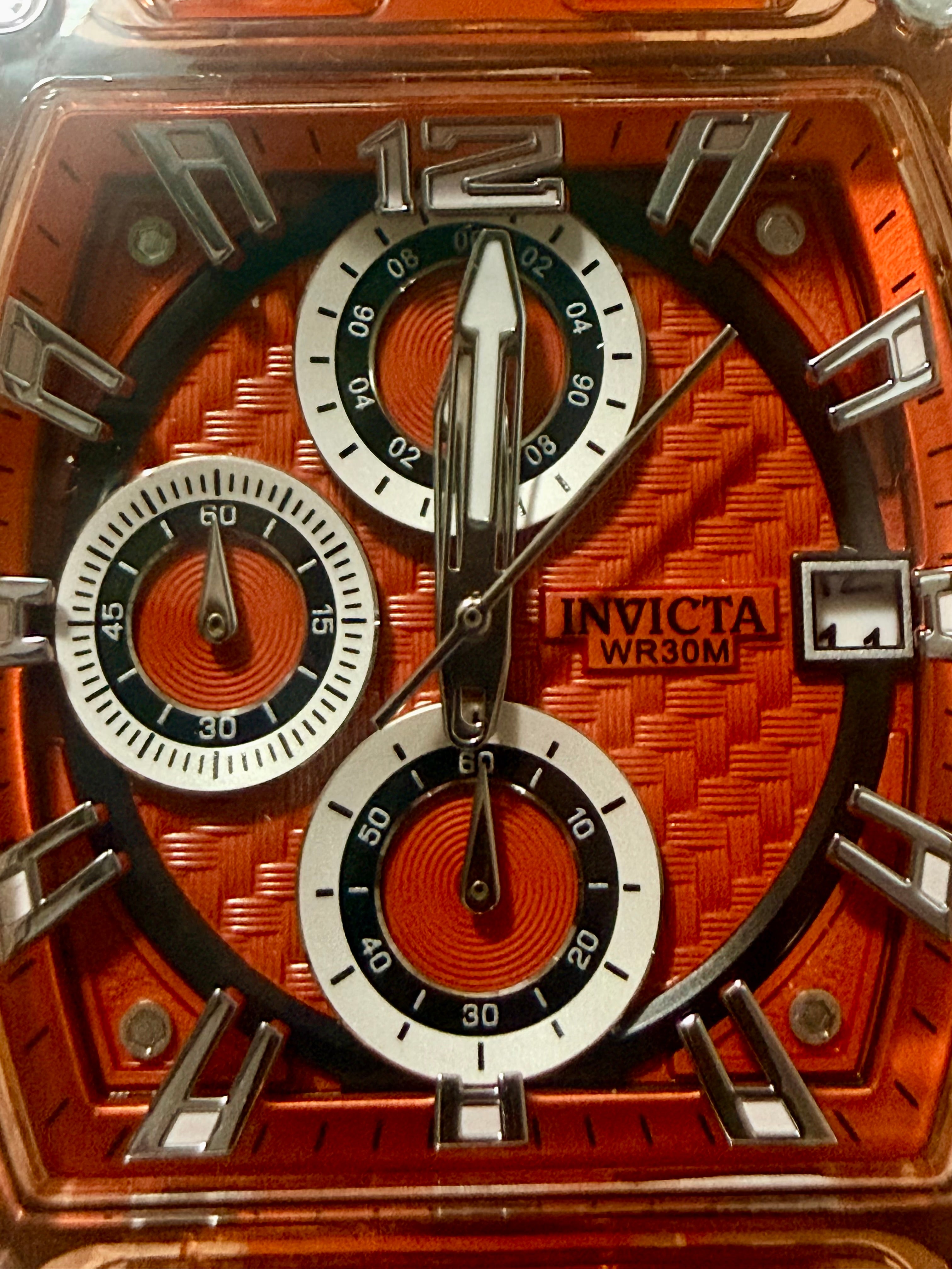 Invicta S1 Rally Men's Watch - 42mm, Red (70142) close up