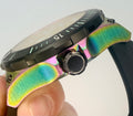39901 Invicta Aviator Ascend Men's Watch 50mm Iridescent Steel Case Black Strap
