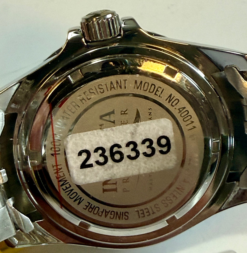 Back of a Invicta Mens Pro Diver 43mm Heritage  with visible model number and brand name