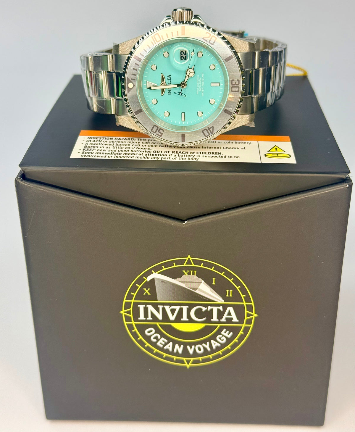50957 Invicta Mens Pro Diver Aurenova Stainless Steel Automatic Movement 40mm Steel Case