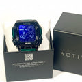 Activa Zalix X Green Strap Digital Sport Watch