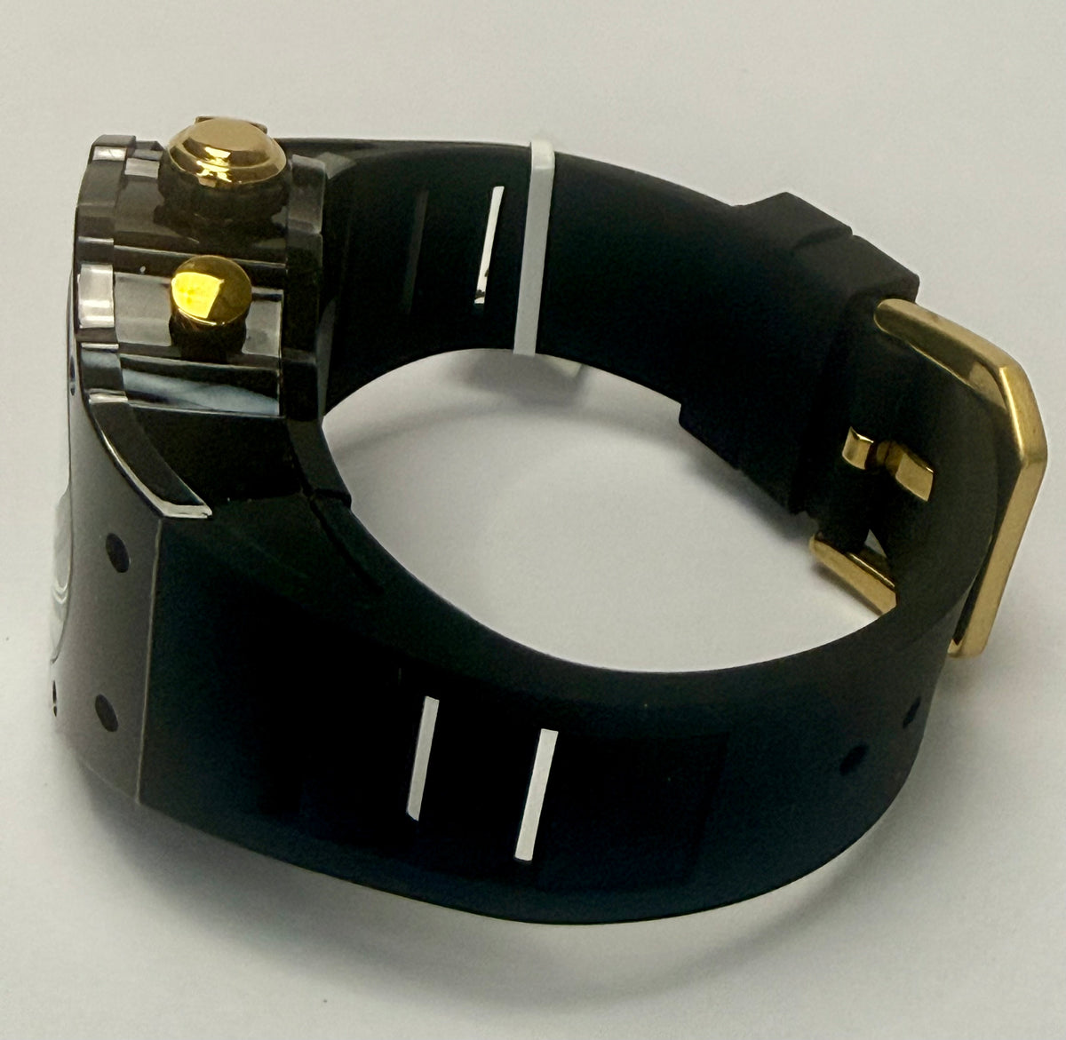 69650 Invicta Racing Vaulthan Black Chronograph Silicone Band 43.5mm