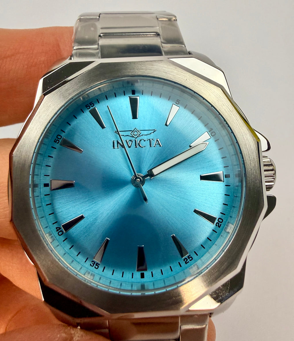 48912 Mens Speedway Dominus Steel Ice Blue Dial 42mm Stainless Steel Bracelet