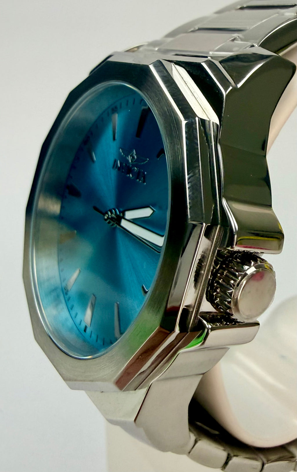 48912 Mens Speedway Dominus Steel Ice Blue Dial 42mm Stainless Steel Bracelet