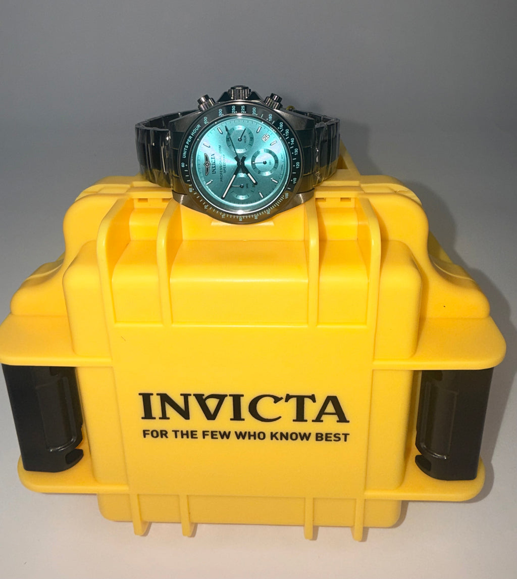 50820 Invicta Speedway Torvane Mens Watch 39.5mm Gunmetal Ice Blue Dial
