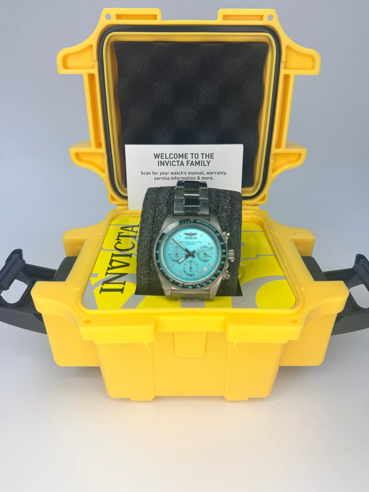 50820 Invicta Speedway Torvane Mens Watch 39.5mm Gunmetal Ice Blue Dial