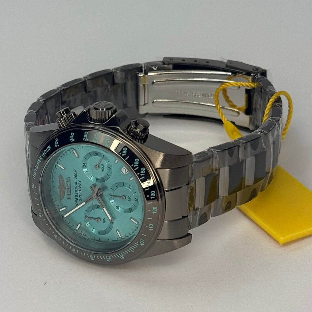 50820 Invicta Speedway Torvane Mens Watch 39.5mm Gunmetal Ice Blue Dial
