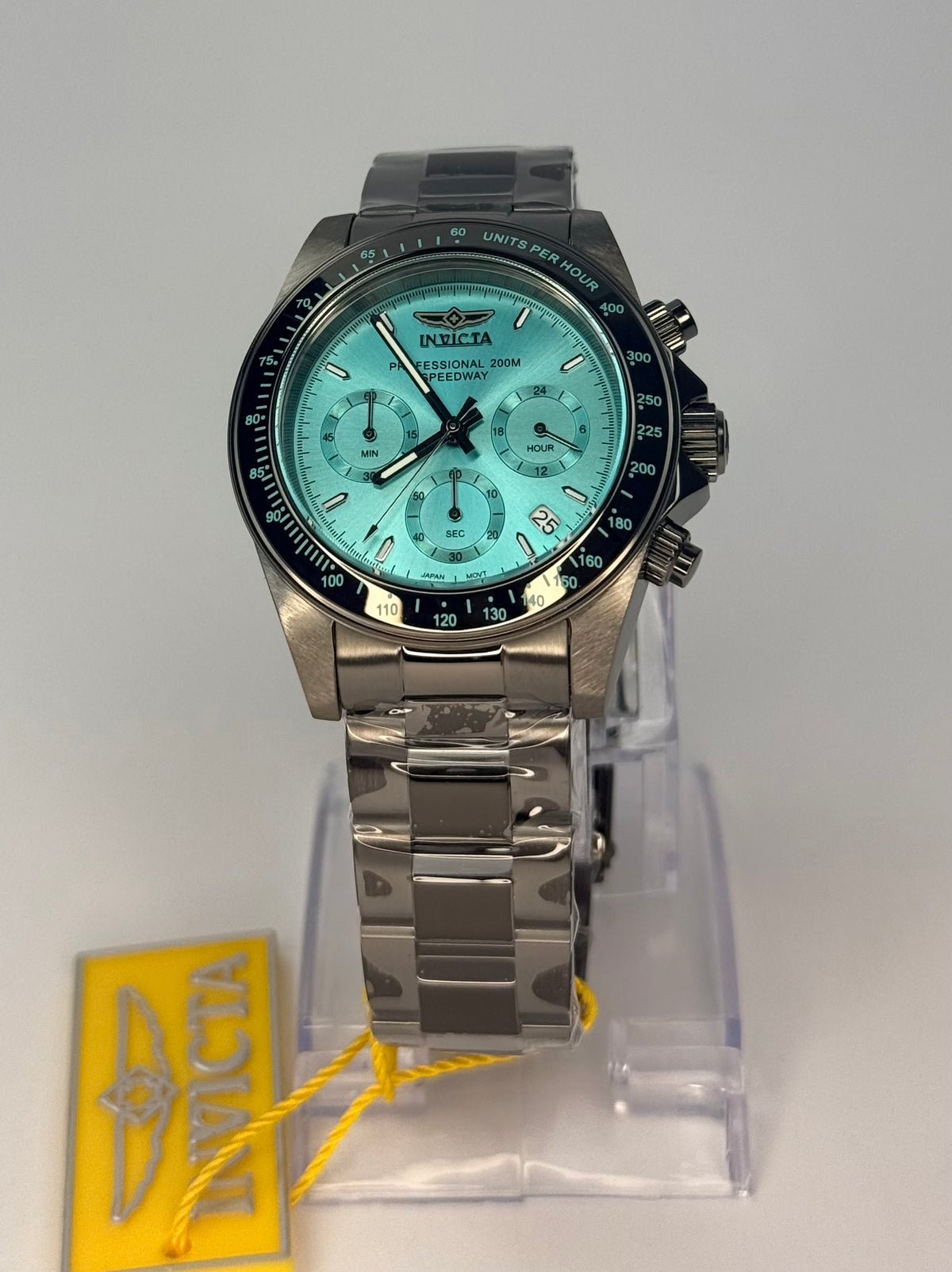 50820 Invicta Speedway Torvane Mens Watch 39.5mm Gunmetal Ice Blue Dial